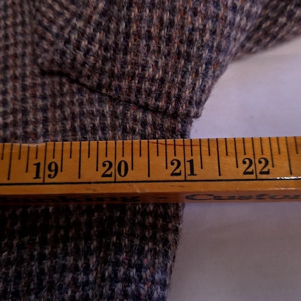 Kuppenheimer Harris Tweed Blazer Men 41R Brown Wool Sport Coat Handwoven USA